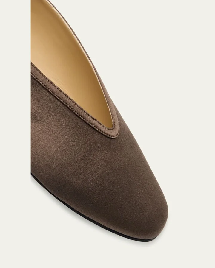 Luna Silk Ballerina Slippers - Image 3