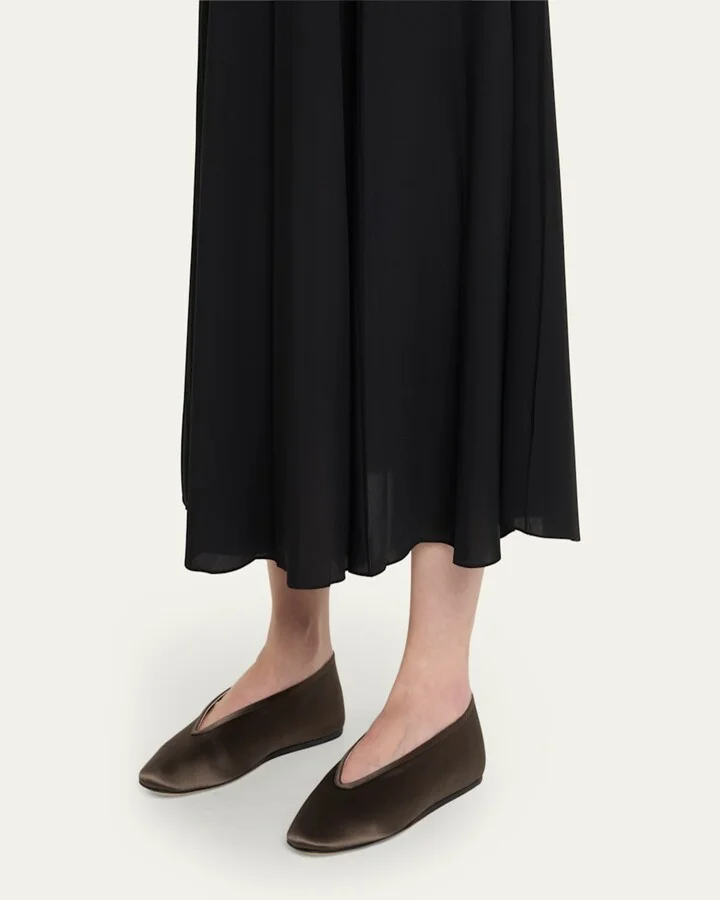 Luna Silk Ballerina Slippers - Image 5