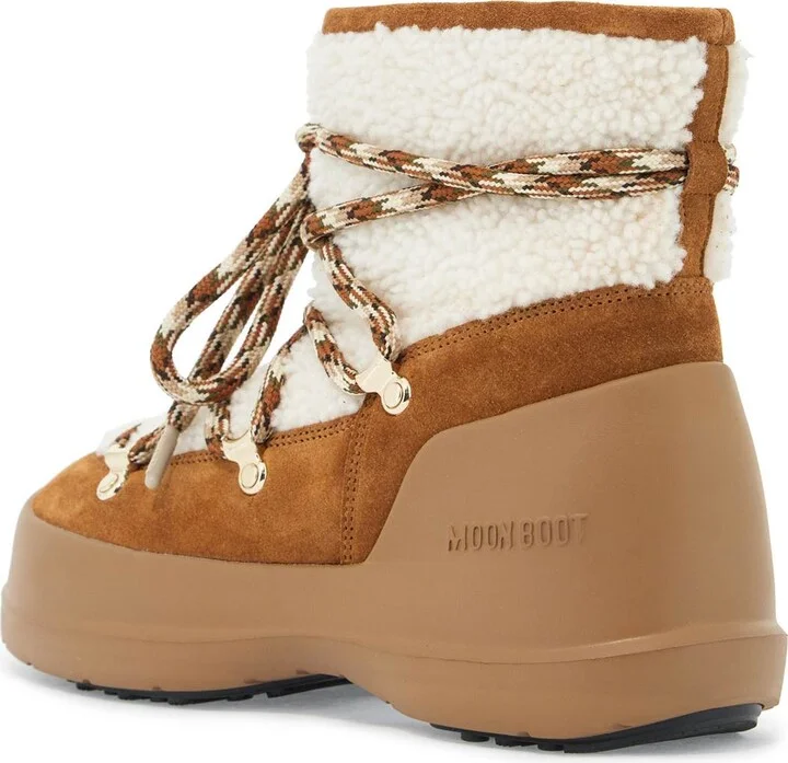 Luna Suede And Shearling Ankle Boots. - Image 3