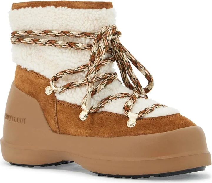 Luna Suede And Shearling Ankle Boots. - Image 4