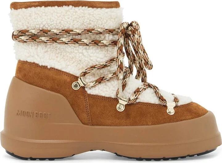 Luna Suede And Shearling Ankle Boots.