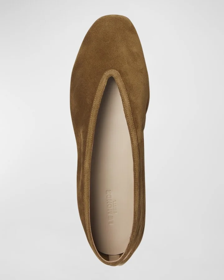 Luna Suede Ballerina Flats - Image 2