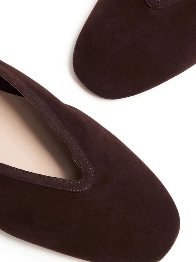 Luna suede ballerina shoes - Image 4