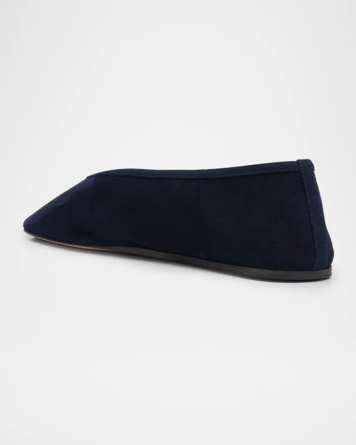 Luna Suede Ballerina Slippers - Image 10