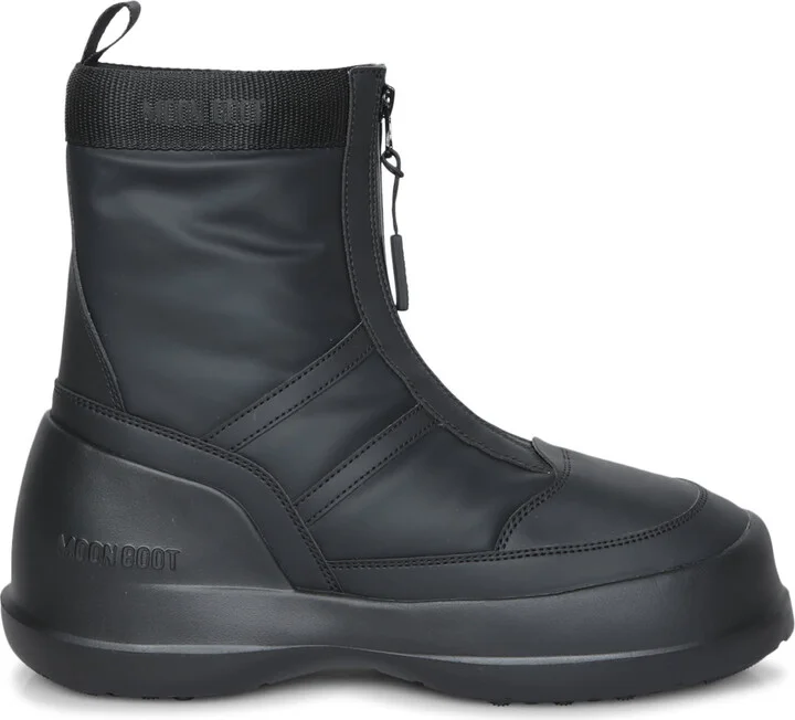 Luna Zip Black Ankle Boots