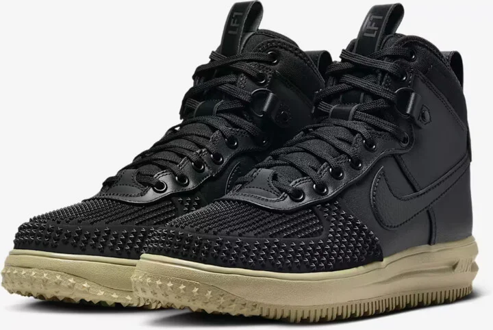 Lunar Force 1 DZ5320-001 Men's 7 Black Leather Winterized Duckboot RHS3761