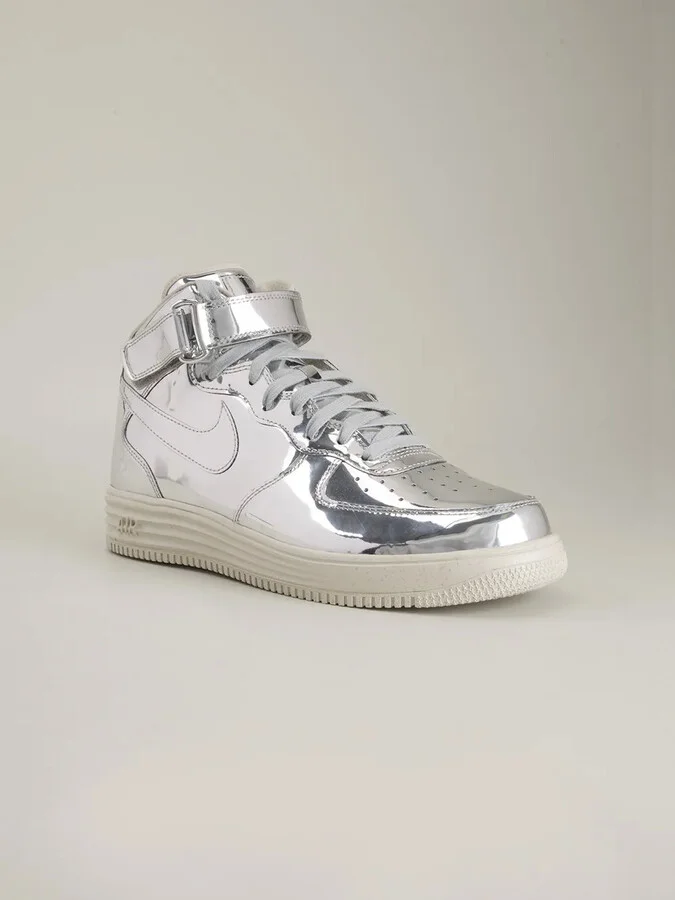 Lunar Force 1 Mid SP "Liquid Silver" sneakers - Image 2