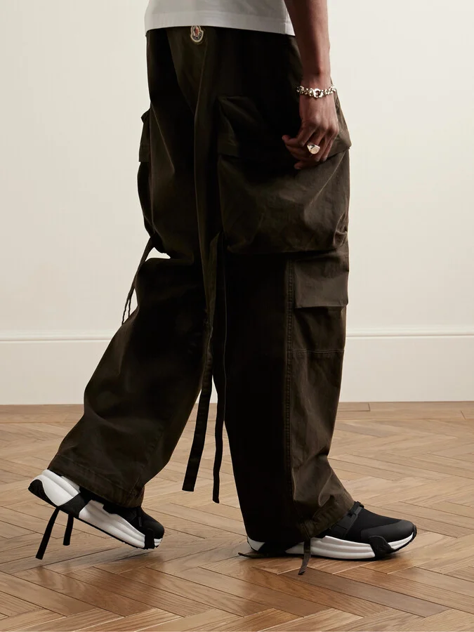 Lunarove Rubber and Leather-Trimmed Neoprene Sneakers - Image 2