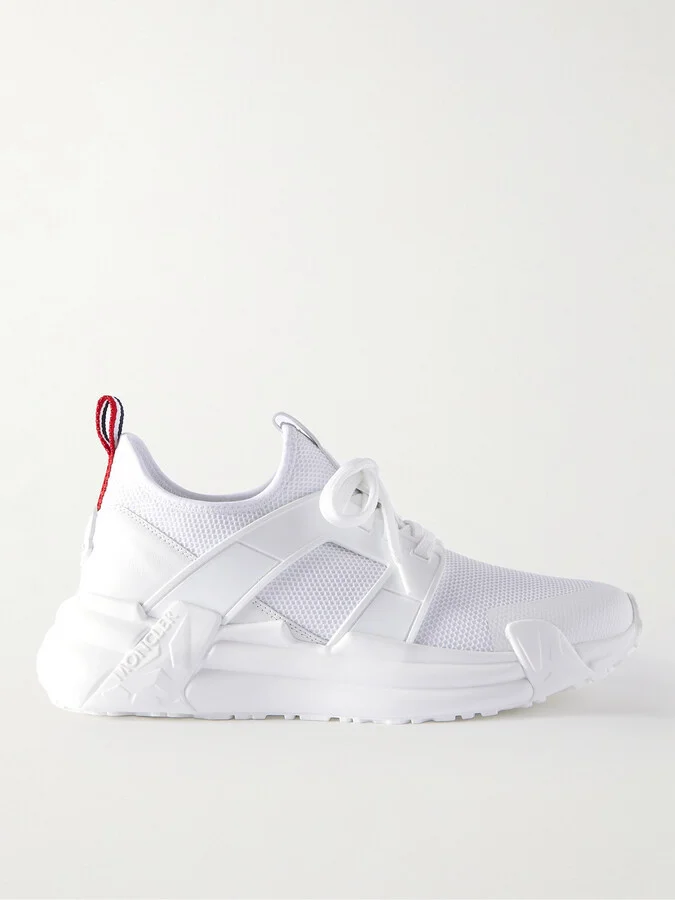 Lunarove Rubber and Leather-Trimmed Neoprene Sneakers