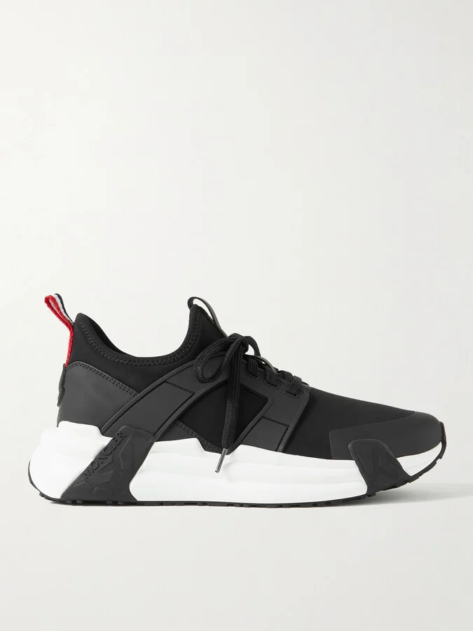 Lunarove Rubber and Leather-Trimmed Neoprene Sneakers
