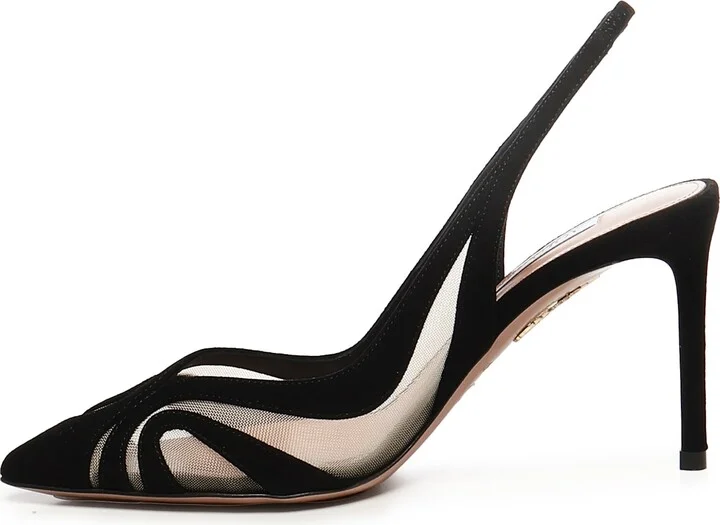 Lune Suede Slingbacks - Image 4
