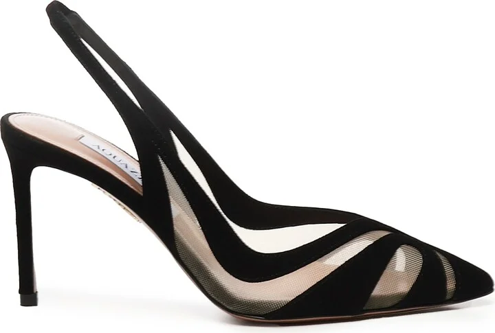 Lune Suede Slingbacks