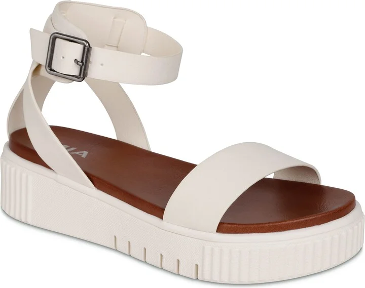 Lunna Platform Ankle Strap Sandal