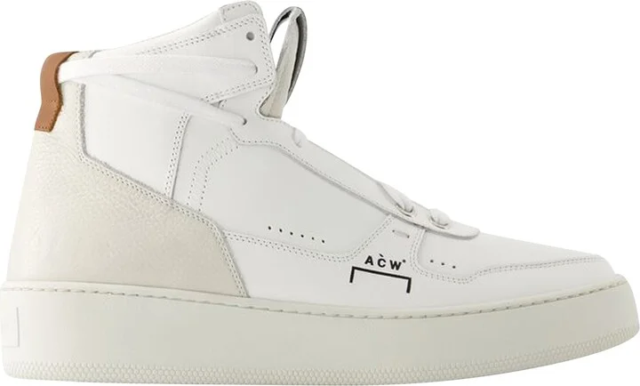Luol Hi Top Ii Sneakers - A Cold Wall - Leather - Beige