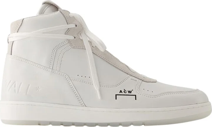 Luol Hi Top Sneakers - A Cold Wall - Leather - White