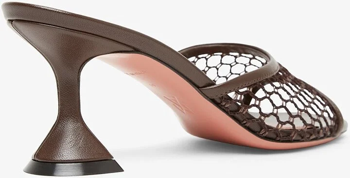 Lupita 70 brown net mules - Image 2