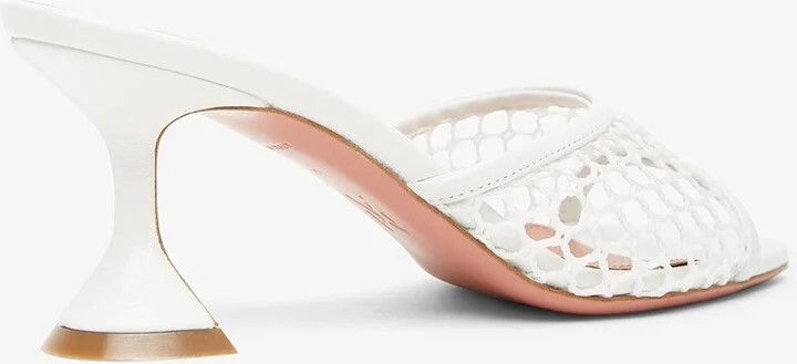 Lupita 70 white net mules - Image 2