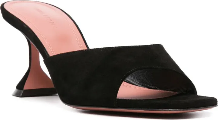 Lupita 70mm suede mules - Image 2