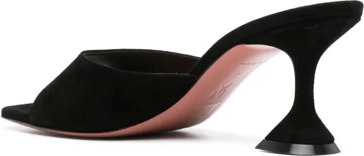 Lupita 70mm suede mules - Image 3