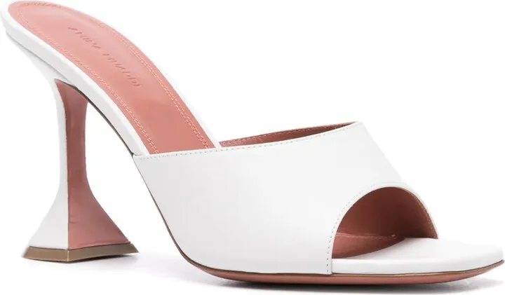 Lupita 95mm leather mules - Image 2