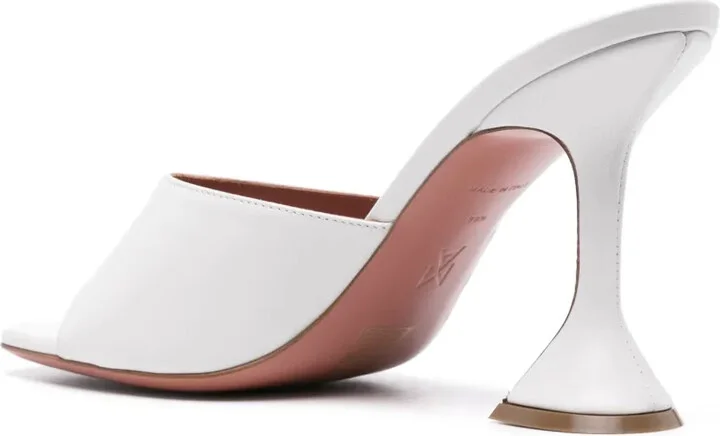 Lupita 95mm leather mules - Image 3