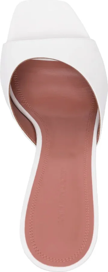 Lupita 95mm leather mules - Image 4