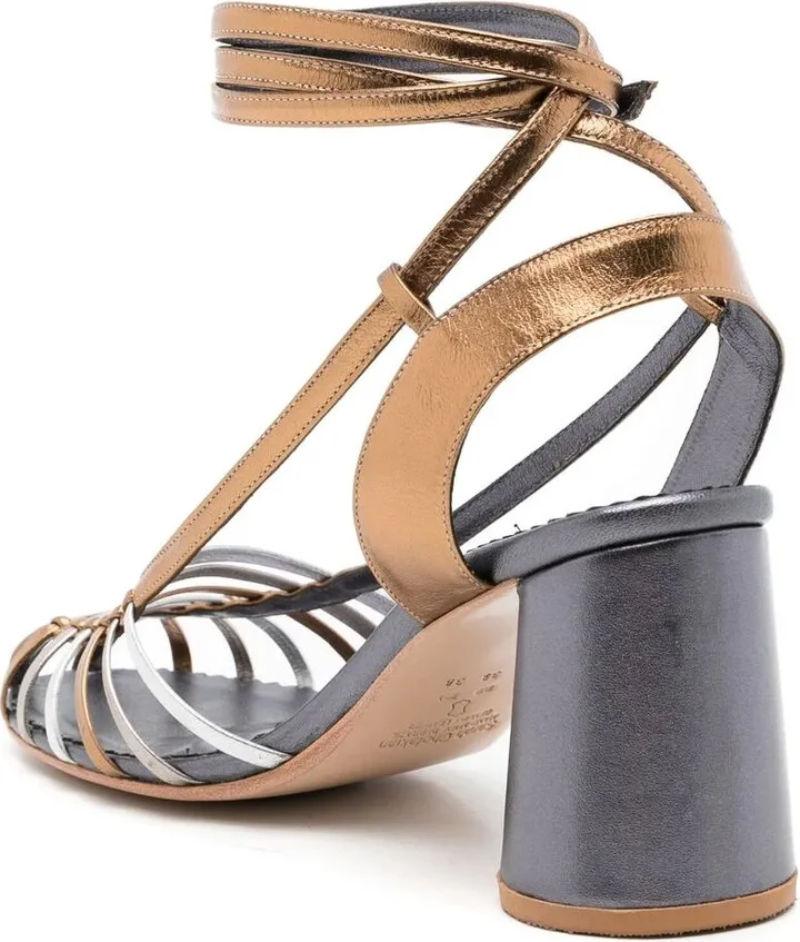 Lupita metallic strappy sandals - Image 3