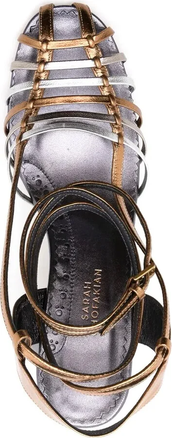 Lupita metallic strappy sandals - Image 4