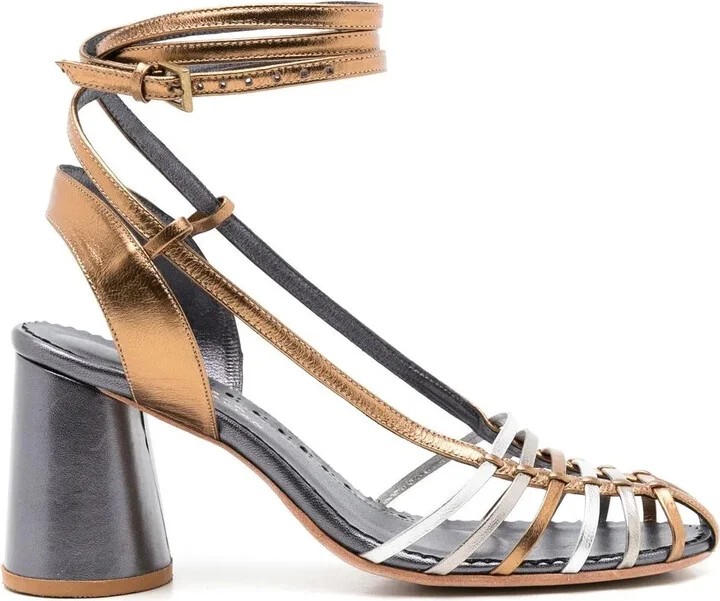 Lupita metallic strappy sandals