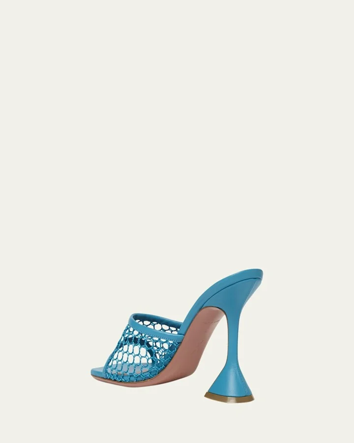 Lupita Net Leather Sandals - Image 3