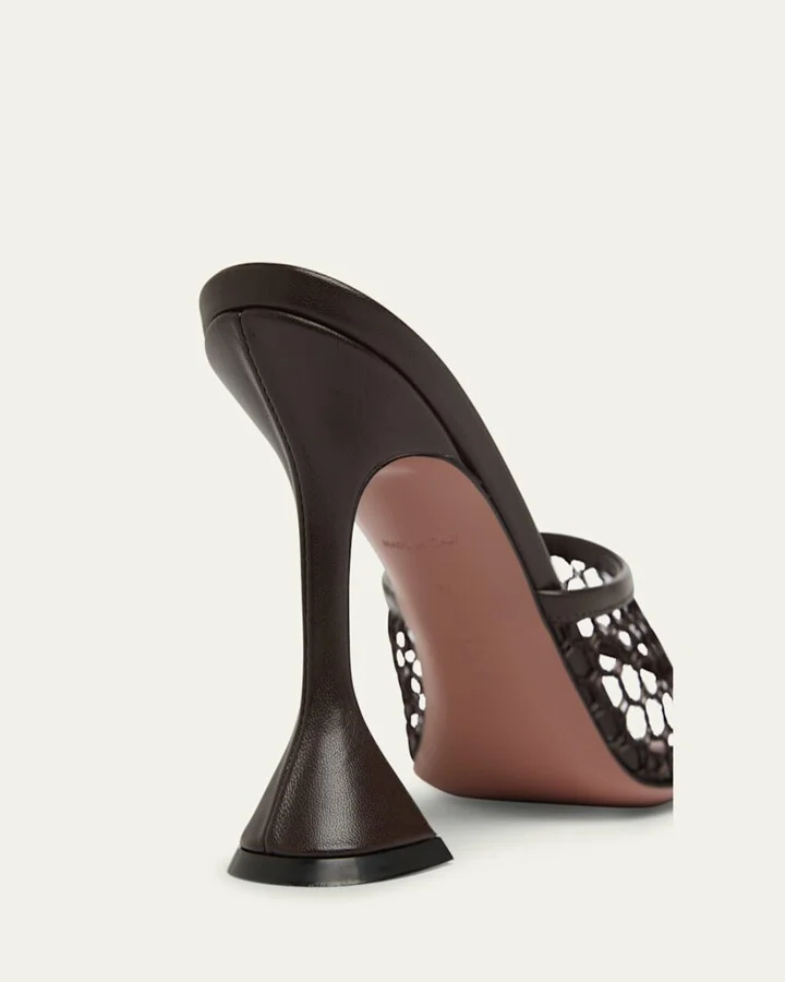Lupita Net Leather Sandals - Image 2