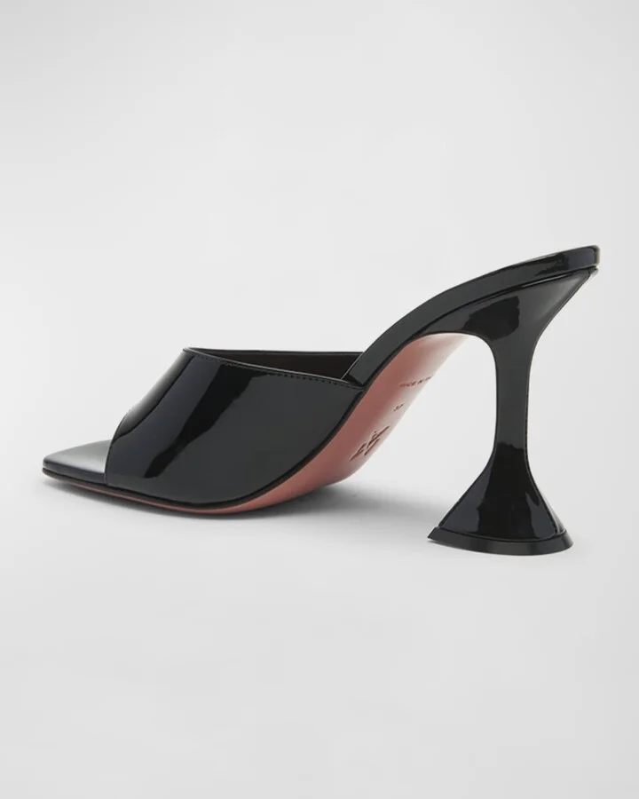 Lupita Patent Mule Sandals - Image 4