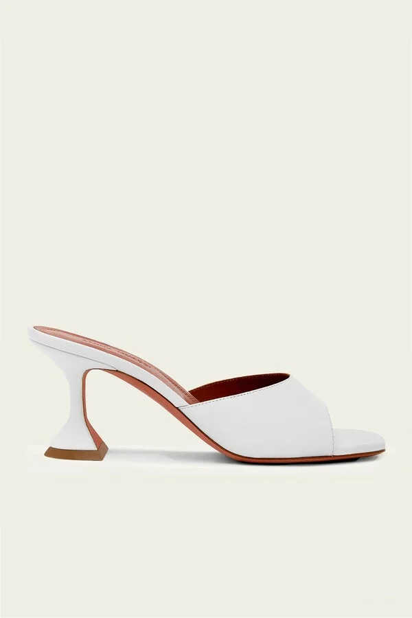 Lupita Slipper 70 in Nappa White