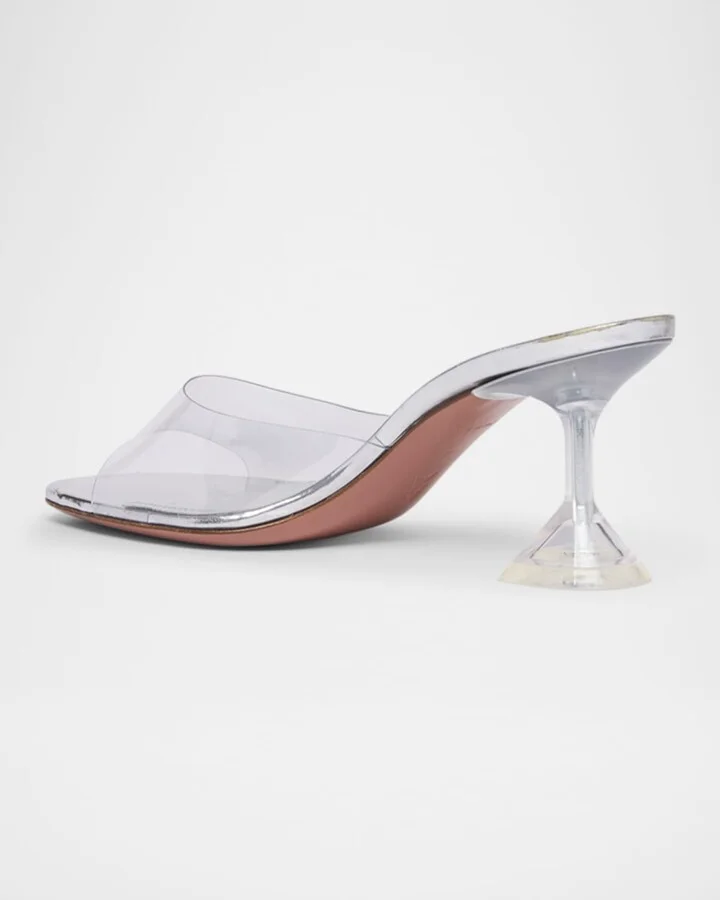 Lupita Transparent Mule Sandals - Image 5