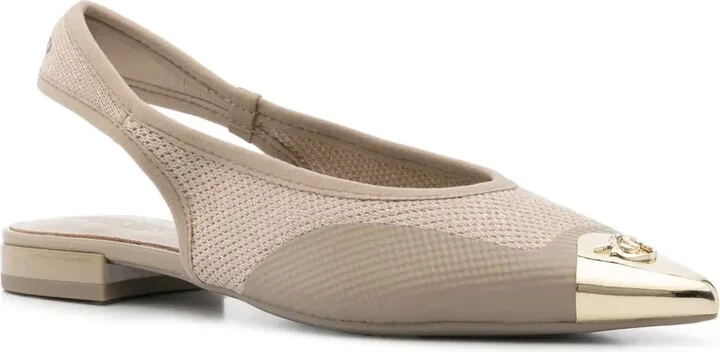 Lurex-Detail Ballet Flats - Image 2
