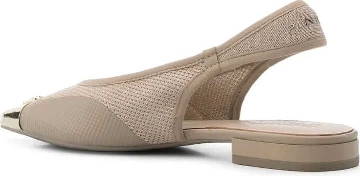Lurex-Detail Ballet Flats - Image 3