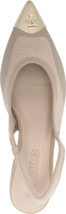 Lurex-Detail Ballet Flats - Image 4