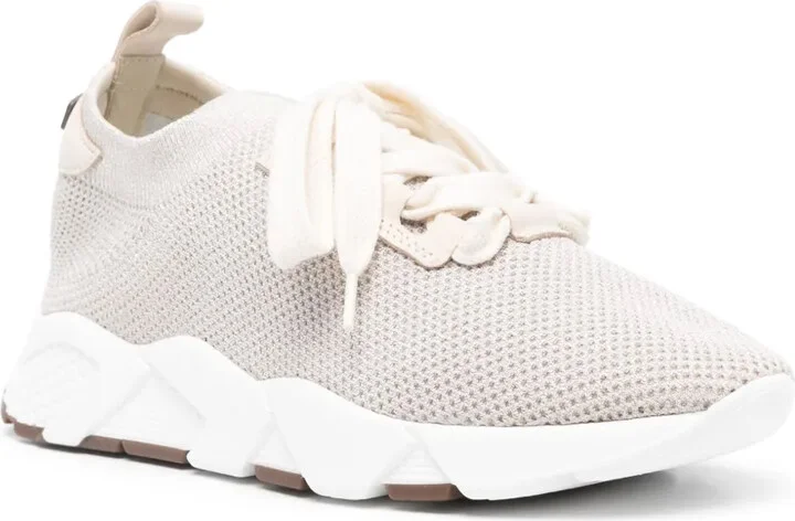 Lurex Knitted Sneakers - Image 2