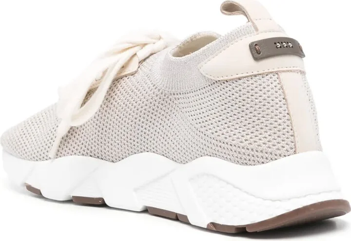 Lurex Knitted Sneakers - Image 3
