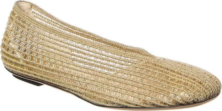 Lurex Mesh Ballet Flat