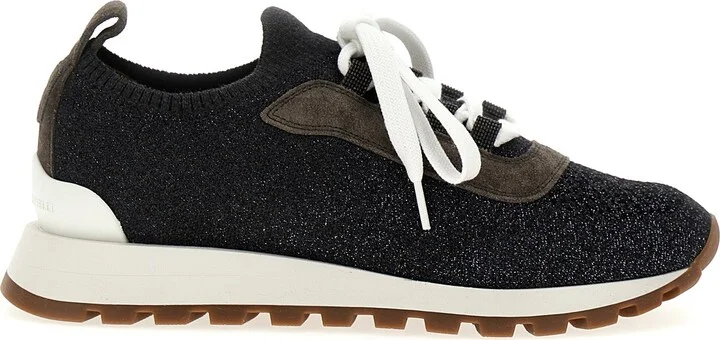 Lurex Sneakers Gray