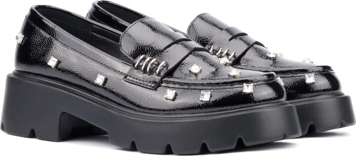 Luscious Crystal Embellished Penny Loafer - Image 8