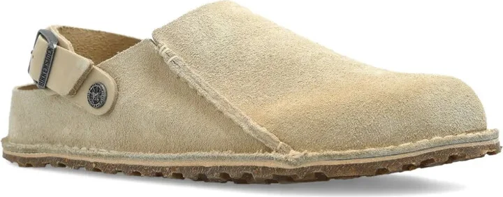 Lutry buckle-detail suede mules - Image 2