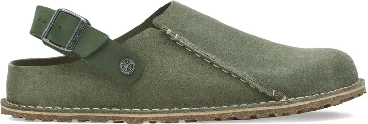 Lutry Premium "leather thyme" slingback mules
