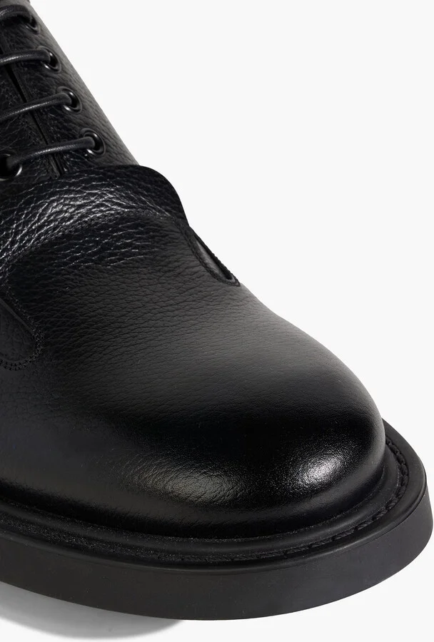 Lux pebbled-leather brogues - Image 4