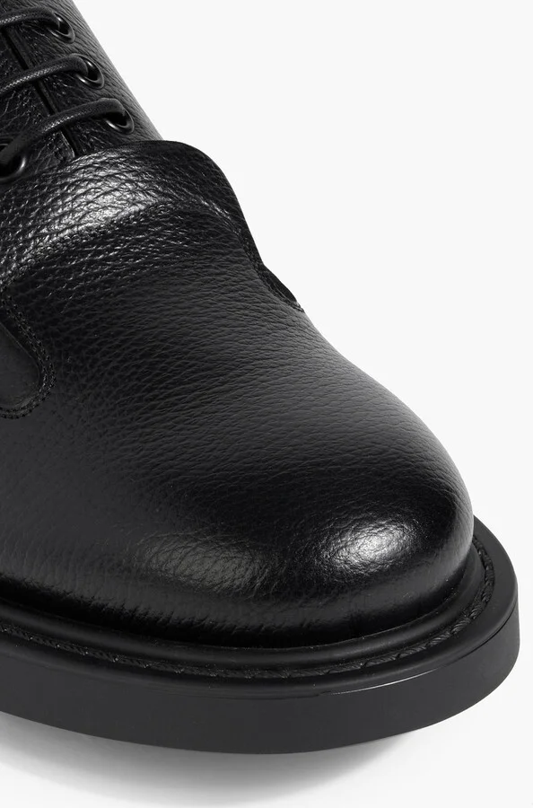 Lux pebbled-leather brogues - Image 4