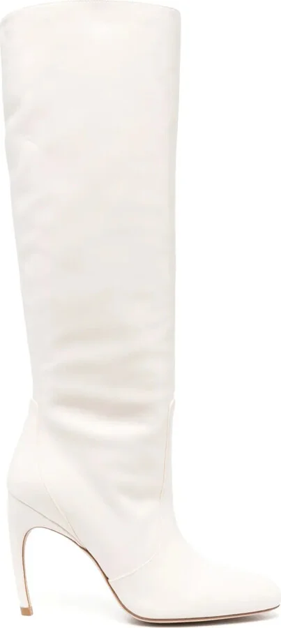 Luxecurve 100mm leather boots