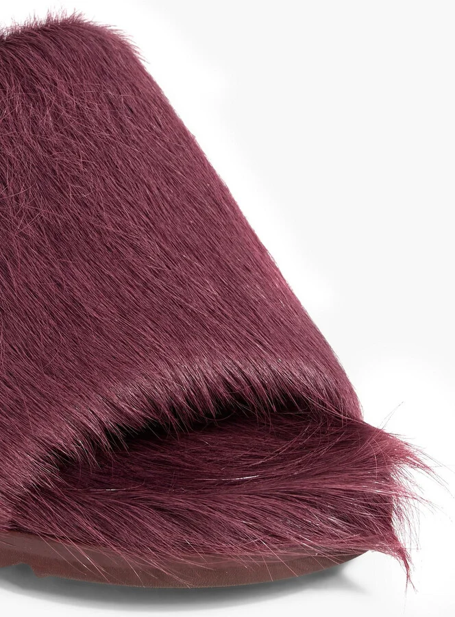 Luxor Granolas calf-hair slides - Image 4