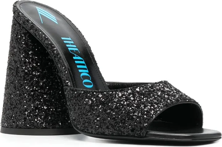 Luz 105mm glitter-embellished sandals - Image 2