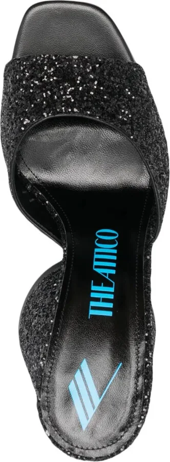 Luz 105mm glitter-embellished sandals - Image 4